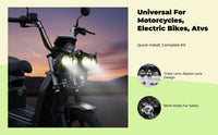 LED Headlight: High/Low Beam