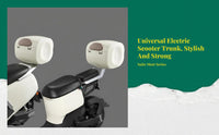 Large rear trunk with backrest