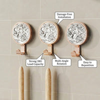 Cabinet Door Single Hook for Homeowner Organization, Removable Utility with Strong Sticky for Kitchen, No-Drill Bathroom Towel