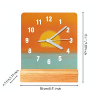 Sunset Timepiece Minimalist House Decoration Decorative