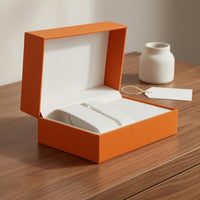PU Leather Watch Gift Box Litchitimepiece Holder Gift Box Light-Toned Interior