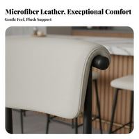 Lowrear Counter Stool Light Luxury Bar Chair Minimalist aesthetic with rearrest for Adults, Hosts, Bistro