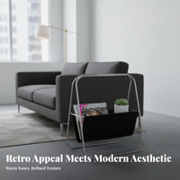 X-shaped frame Literature holder Retro home decor Furnishing Floor-Standing for Readers