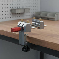 Aluminum Bench Vise Easy to Clean Mini Table Vise CNC Machined for Workbench