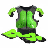 Kids Set Hard Shell Protection Kids Cycling Protective Gear Vest for Skiing