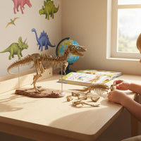 Dinosaur Skeleton Model Large Size Tyrannosaurus Skeleton Model Kit Educational Gift Dinosaur Assembly Toy for Kids, Desk Decoration, Room Decor