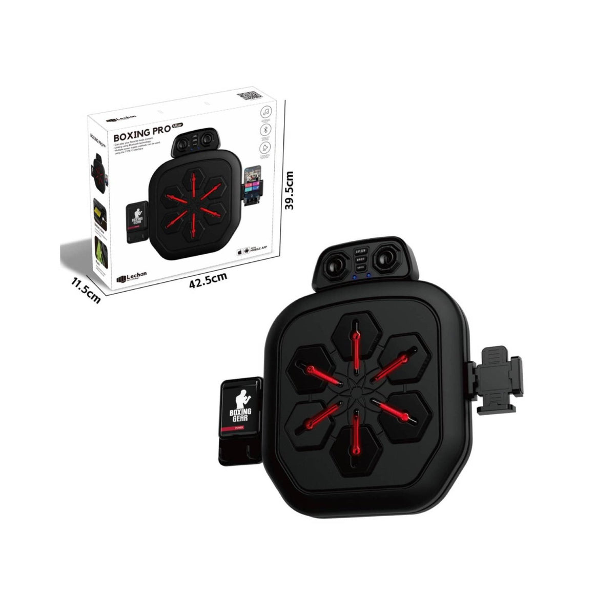 Smart Bluetooth Boxing Machine Easy to Install Electronic Punch Wall for Boys