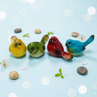Desktop Avian Model Colorfast Resistant Splendid Fairywren Figurine for Office