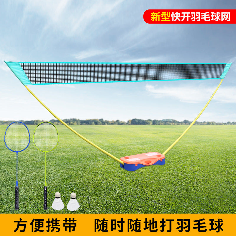 Portable 4M Badminton Net Set with Storage, 3M Home Simple Outdoor Badminton Net Support