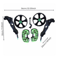 Detachable Kayak Cart Heavy Duty Beach Wheel Kayak Cart High Load Capacity Watercraft Carrier for Outdoor