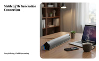 Sleek Bluetooth Speaker Plug and Play Computer Peripheral Built-in Microphone