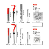 Thread Insert Kit Long-Lasting Metal Tools Screw Thread Repair Tool for Garage