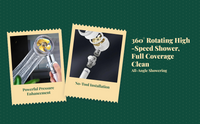 High Pressure Handheld Shower Head, Adjustable Modes