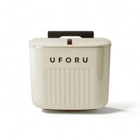 Wall-Mounted Trash Bin Plastic Hanging Waste Bin Slim for Kitchen