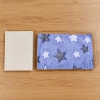 Gelato Pique Blanket Fluffy Dog Blanket Fleece Material Star Pattern Washable For Pets