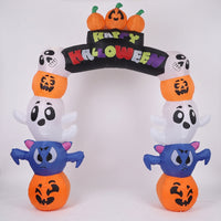 Inflatable Halloween Inflatable Decoration Outdoor Inflatable Archway Easy to Inflate Halloween Archway Cartoon for Families, Yard, Entryway, Lawn, Party
