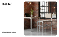 Speckled Panel Chair Minimalist Design Commercial Furniture Easy to Clean