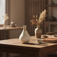 Flower Vase New Chinese Style Decorative Vase Earthy Home Decor for Guesthouse