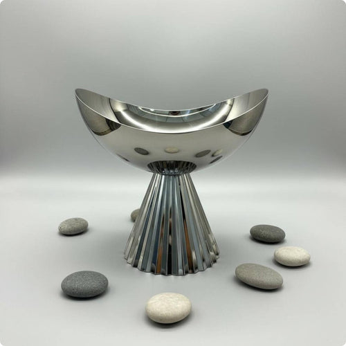 Stainless Steel Fruit Bowl Luxury Style Decorative Fruit Platter Easy to Clean Dessert Stand