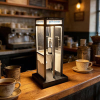 Phone Booth Lamp Nostalgic Enchantment Vintage Telephone Booth Light Vintage Phone Box Lamp Small Size Decorative Lighting