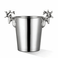 Ice Bucket Portable Ice Bucket with Handles Rust-Resistant Beverage Chiller for Hosts, Parties