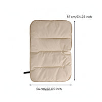 Chair Cushion with Straps Padded Folding Chair Cushion Removable for Camping