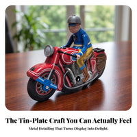 Clockwork Retro Motorcycle Ornament