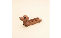 Cartoon-Style Dachshund Serving Tray Space-Saving Dachshund Tray Cute Dog Shaped Plate Adorable for Snack Time