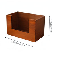 Desktop Storage Box Front Cutout Open-Top Storage Box Versatile House Organization