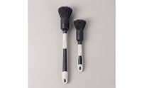 2 Pieces Car Detailing Brush Set Non-Scratch Car Detailing Brush with Gentle Bristles Compact