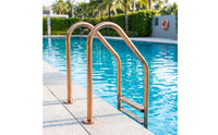 Stainless Steel Pool Ladder Easy to Install Pool Ladder with Handrails Resistant for Families, Swimming Pools