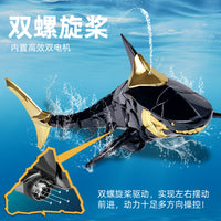 2.4G Remote Control Shark Toy Water Spraying Bionic Electric Water Toy for Boys