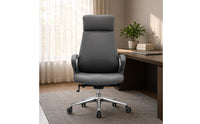 High-Back Office Chair Caster Wheels High Back Office Chair Contemporary Professional Furniture