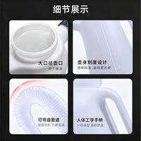 带刻度机油壶长嘴塑料机油壶加油壶注油器车船用注油壶4S店机油壶