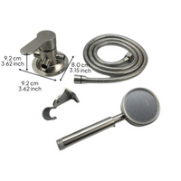 Stainless steel shower mixer