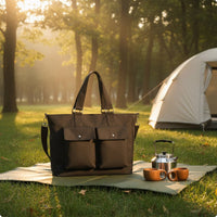 Rectangular Travel Bag Matte Material Utility Travel Bag Detachable Shoulder Strap Handbag for Daily Storage