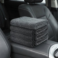 Microfibre Cloth Car Drying Towel, Double Sided Towel with Spiral Weave, 50x60cm Microfibre Cloth for Clear Car Cleaning and Detailing