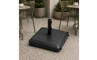 Patio Umbrella Base Square Wheeled Umbrella Base Wheels Outdoor Accessory