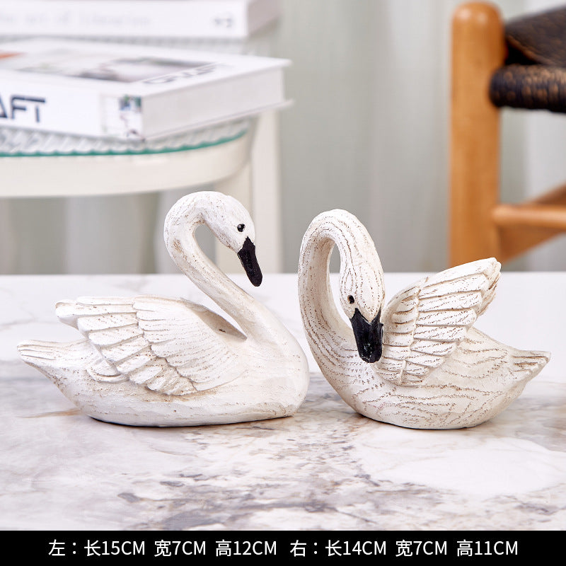 Small Couple Swans
