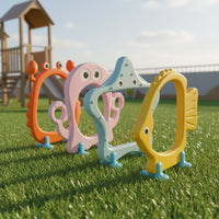 Arch Gate Indoor Outdoor Use Children's Crawl Arch Heavy Duty Toy Obstacle Hoop for Preschoolers, Daycare