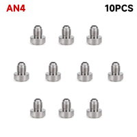 Stainless Steel AN3-20 Oil Line Connectors 10-Pack