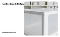 Stackable Drawer Unit Large Capacity Stackable Sliding Drawer effortless Glide