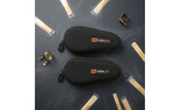 2 Pieces Clarinets Embouchure Guard Pouch Sheltering Saxophone Embouchure Guard Pouch Soft-Lined for Saxophonists, Instrumentalists, Rehearsal