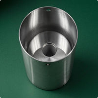 Perforated Golf Cup Brushed Metal Golf Cup Cylindrical