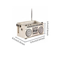Tape Recorder Flower Pot Creative Design Radio Planter Realistic Shape for Desk