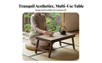Folding Floor Table Portable Foldable Floor Desk Easy to Clean for Bay opening