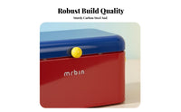 Lidded container with viewing panel Space-Saving Household Storage polished Edges for Bedroom