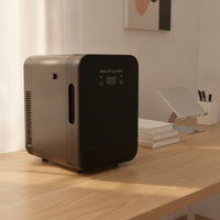 Small Mini Fridge Portable Mini Refrigerator Space-Saving Compact Refrigerator for Students, Office