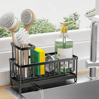 Self-Draining Sink Organizer Base Tray Kitchen Sink Organizer Easy to Clean Household Storage