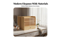 Clear-Lid cosmetics Box debrisresistant Cosmetic Organizer Space Saving for Women, Teens